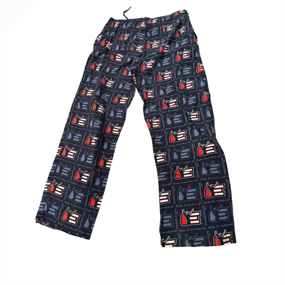 VTG Winners Circle Dale Earnhardt The Intimidator Pajama Pants XL Black NASCAR
